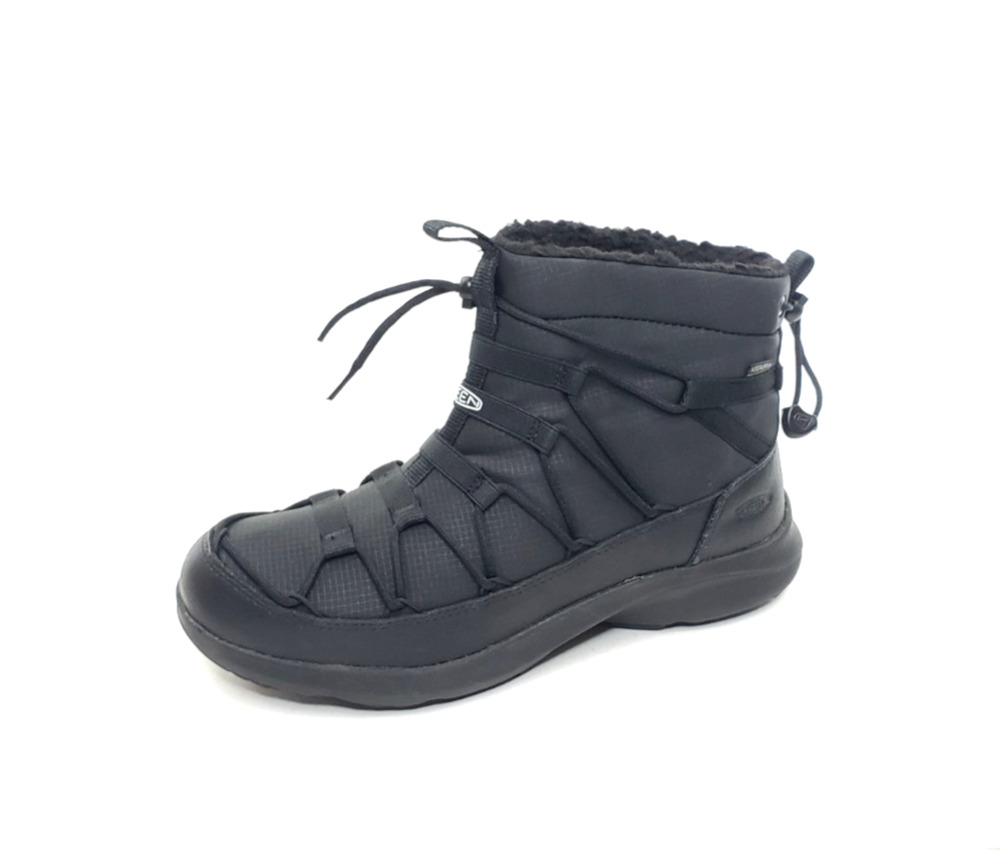 KEEN Uneek SNK Chukka II Waterproof Womens Boots Black Insulated Size 10.5